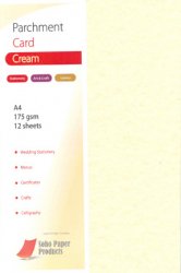 Parchment Card 175gsm  Cream Bulk Buy